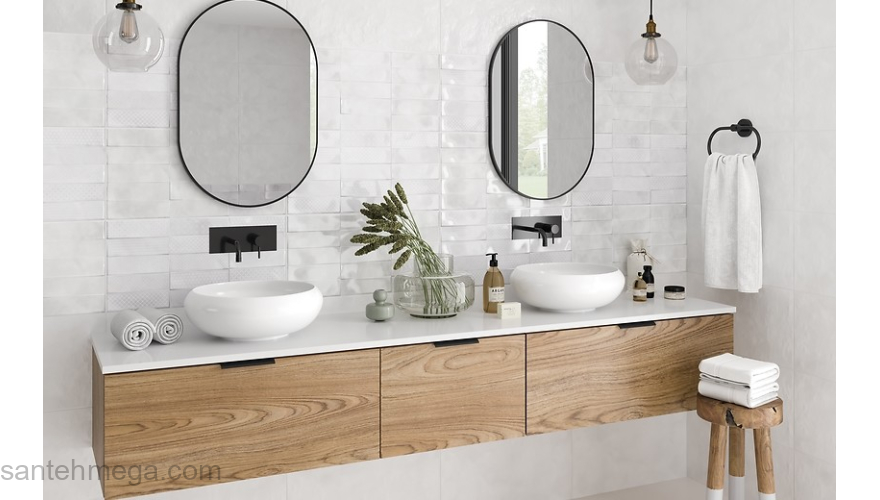 CERSANIT CSL524D-60 Плитка облицовочная Carly 298х598 светло-серый рельеф декорированный кирпичи