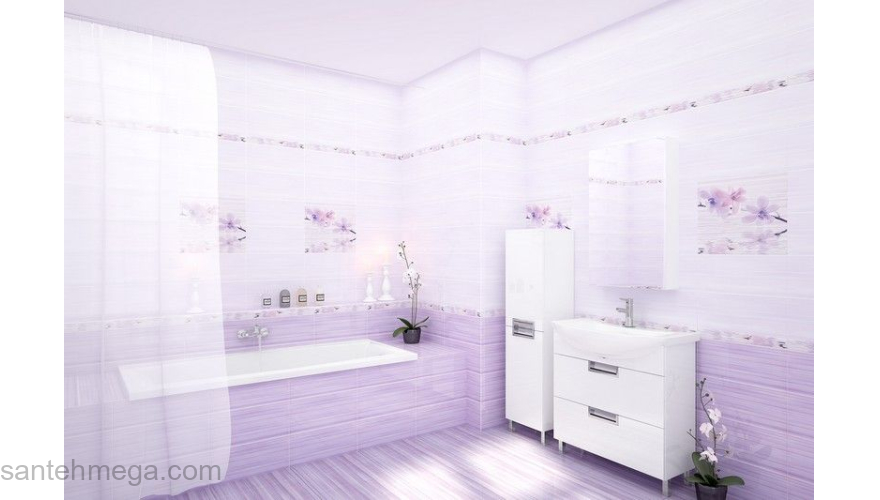 CERSANIT MC2F322DT Панно Miracle 400х440 светло-сиреневый