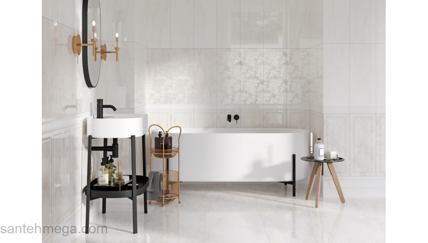 Gracia Ceramica 010100001206 Плитка облицовочная Lira 250х600 light beige 01. Фото