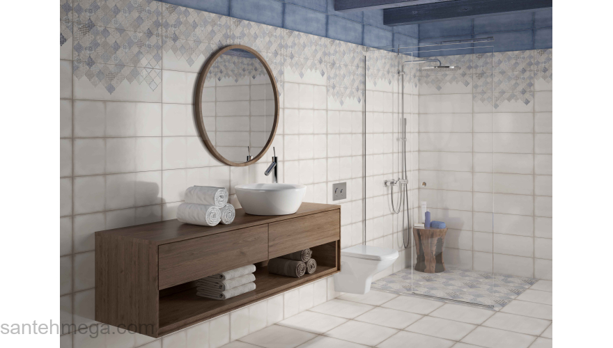 CERSANIT MA2O042DT Вставка Majolica В 198х598 голубой