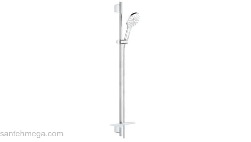 GROHE Душевой гарнитур Grohe Rainshower SmartActive 26579LS0 белая луна. Фото