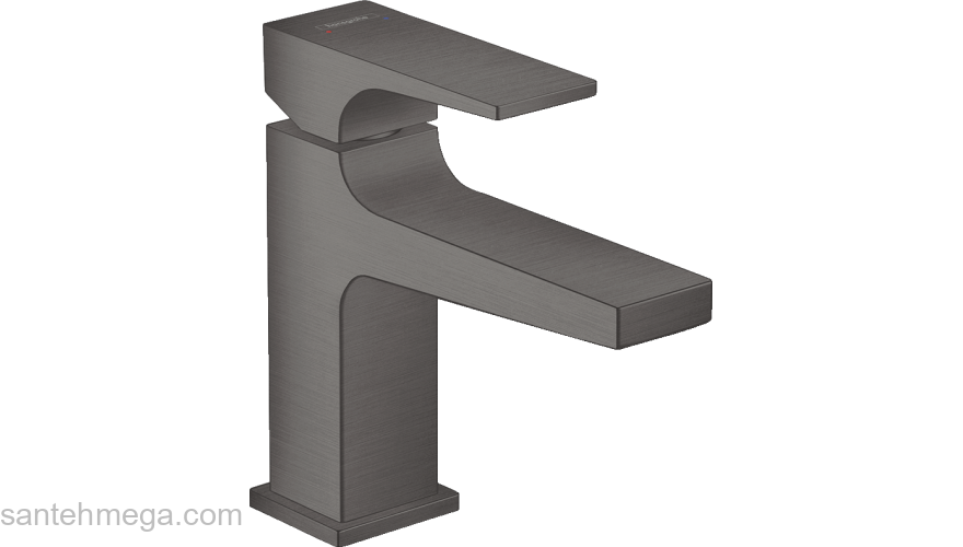 32500340 HANSGROHE  Metropol смеситель для раковины 100 шлиф.черный хром 32500340 HANSGROHE  Metropol смеситель для раковины 100 шлиф.черный хром. Фото