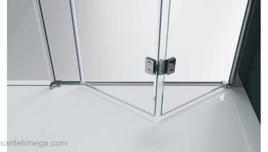 Душевая дверь BELBAGNO ALBANO-BS-13-100+80-C-Cr. Фото