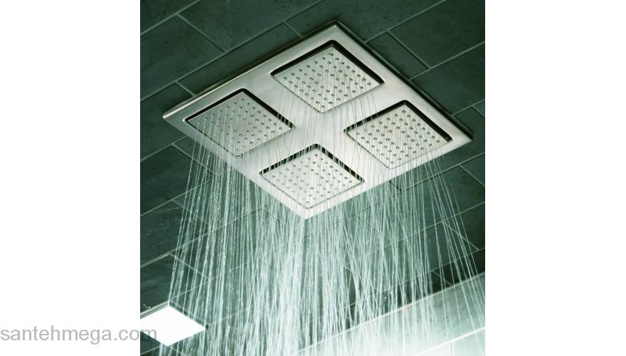 Верхний душ JACOB DELAFON WaterTile E8030-CP. Фото