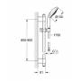 Душевой гарнитур GROHE Rainshower 28769001. Фото