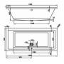 Ванна акриловая VAGNERPLAST Cavallo 190 VPBA190CAV2X-01. Фото