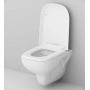 Унитаз подвесной безободковый FlashClean, с сиденьем AM.PM Like C801700SC. Фото