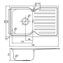 Кухонная мойка IDDIS Strit STR78SLi77K. Фото