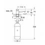 Дозатор для жидкого мыла GROHE Contropress 36194000 для ванной комнаты. Фото