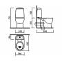 Унитаз-компакт Sanita Luxe Art Flora SL DM ARTSLCC10040622 с сиденьем Soft-Close. Фото