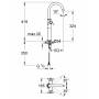 Смеситель для мойки GROHE Atrio Ypsilon 21044000. Фото