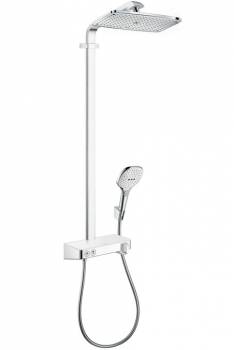 Душевая система HANSGROHE Raindance Select E 360 Showerpipe EcoSmart 27287400. Фото