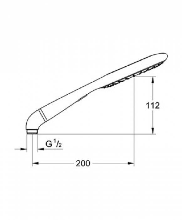 Ручной душ GROHE Rainshower Icon 27635000. Фото