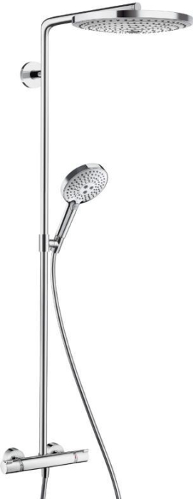 Душевая стойка Hansgrohe Raindance Select 300 2jet Showerpipe хром 27133000. Фото