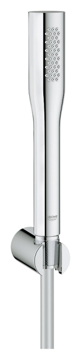 GROHE 27369000 Euphoria Cosmopolitan Душевой набор I (ручной душ, настенный держатель, шланг 1500 мм), 9,5 л/мин, хром. Фото