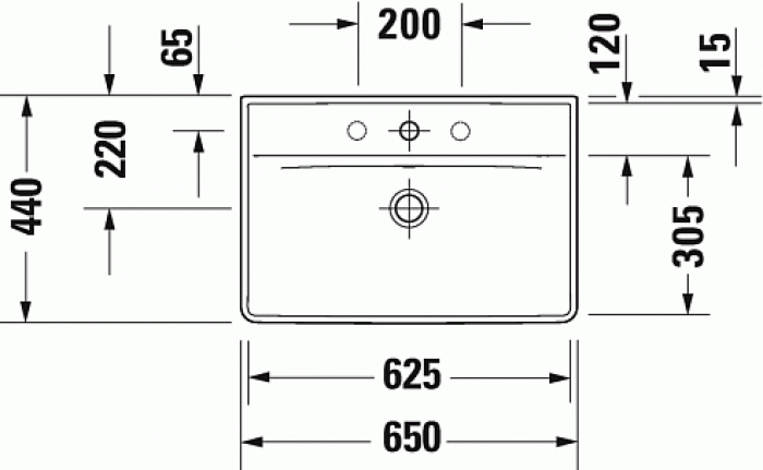 Раковина подвесная DURAVIT D-Neo 65х44 2366650000. Фото