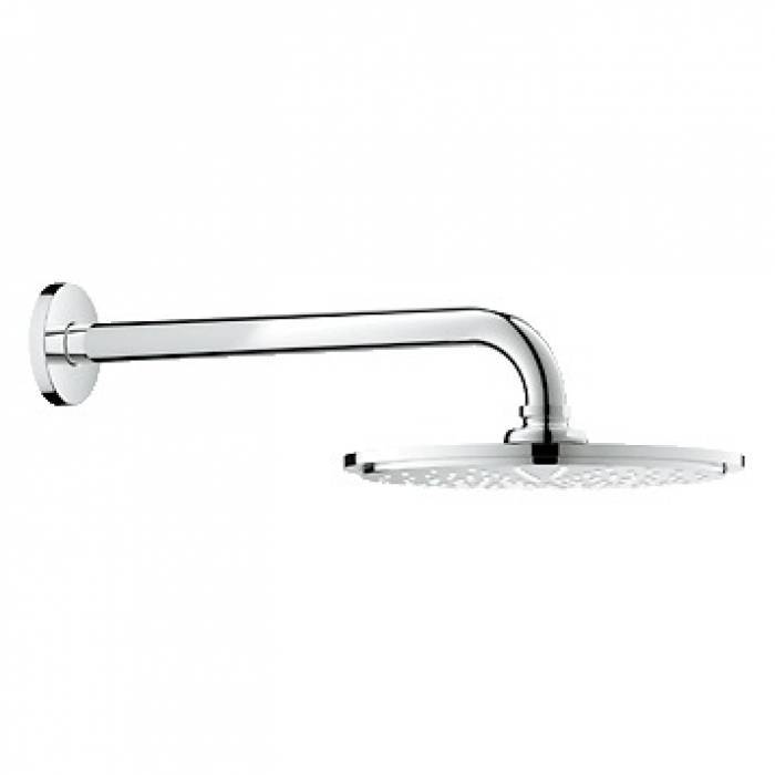 Верхний душ с душевым кронштейном GROHE Rainshower 26062000. Фото