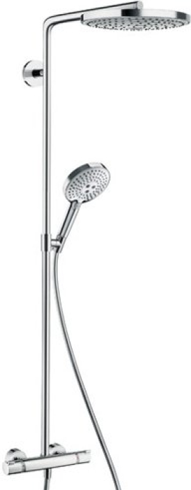 Душевая система Hansgrohe Raindance Select S 240 2 jet Showerpipe хром 27129000. Фото