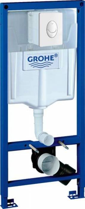 Инсталляция для подвесного унитаза GROHE Rapid SL 38722001. Фото