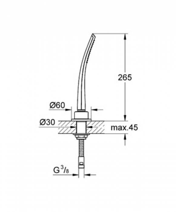 Душевой гарнитур GROHE Ondus 27532KS0. Фото