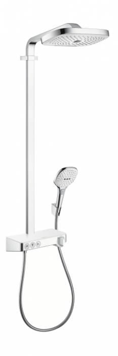 Душевая система HANSGROHE Raindance Select Push 3jet Showerpipe 27127400. Фото