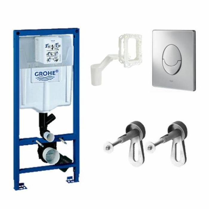 Grohe rapid sl 4. Grohe Rapid SL комплектация. Инсталляция Grohe 4 в 1. Сет Grohe 4 в 1. 3855800m.