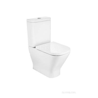 Сиденье Victoria Soft Close ZRU9302818 с микролифтом, петли петли пластик, без Clip Up ROCA. Фото