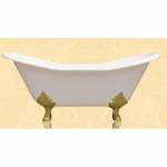 Ванна чугунная MAGLIEZZA Julietta 185х80 (ножки бронза). Фото