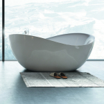 Ванна акриловая отдельностоящая BLACK & WHITE Swan 180 SB220 Ванна акриловая отдельностоящая BLACK & WHITE Swan 180 SB220. Фото