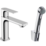 72216000 HANSGROHE Rebris E смеситель для раковины 110, с гигиеническим душем 72216000 HANSGROHE Rebris E смеситель для раковины 110, с гигиеническим душем. Фото