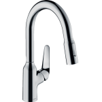 71801000 HANSGROHE M42 180 Focus смеситель для кухни,с вытяжным душем 71801000 HANSGROHE M42 180 Focus смеситель для кухни,с вытяжным душем. Фото