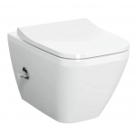 Подвесной унитаз с функцией биде VITRA Integra Square безободковый 7082B003-7209 Подвесной унитаз с функцией биде VITRA Integra Square безободковый 7082B003-7209. Фото