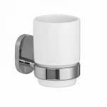 Подстаканник одинарный  керамика латунь Mirro Plus IDDIS MRPSBC1i45 для ванной комнаты. Фото