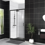 Душевая дверь BELBAGNO UNO-195-BF-1-140-C-NERO Душевая дверь BELBAGNO UNO-195-BF-1-140-C-NERO. Фото