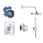 Комплект для ванной комнаты GROHE Eurocube 117657 6 в 1 Комплект для ванной комнаты GROHE Eurocube 117657 6 в 1