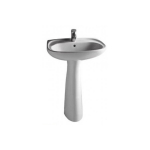 Раковина с пьедесталом Vitra Normus 55х42 9600B003-7650 Раковина с пьедесталом Vitra Normus 55х42 9600B003-7650. Фото