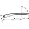 Ручной душ Hansgrohe PuraVida 120 baton 1jet белый/хром 28558400. Фото